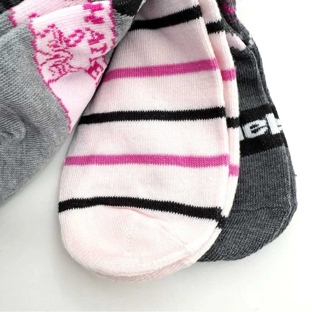 Clueless Movie Womens No Show Socks 90s Pink Black As If Whatever Cher Fun Gift